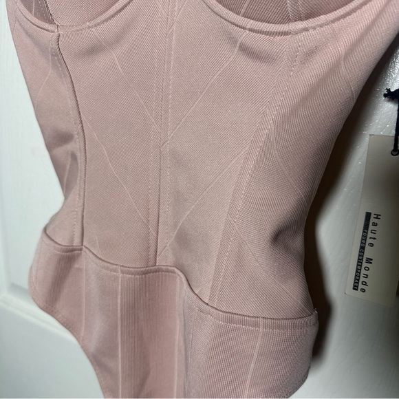 Haute Monde Pink Bodysuit - Picture 7 of 14